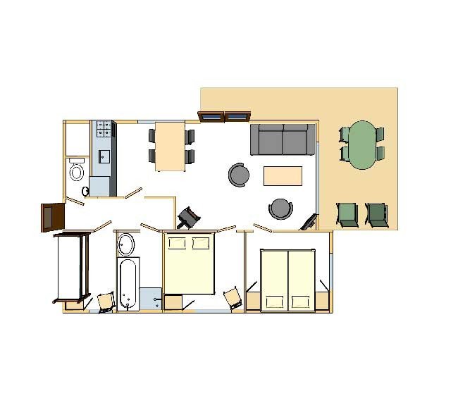 Plattegrond merel