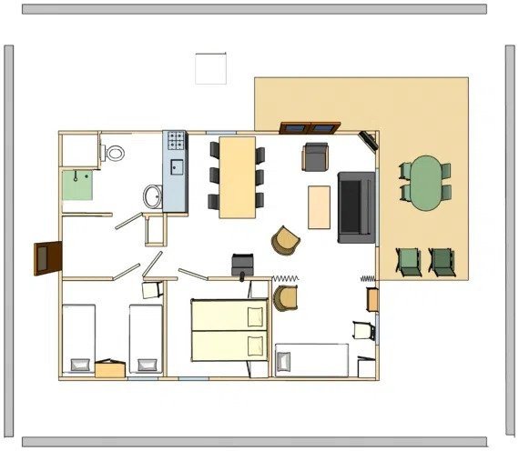 Plattegrond tortelduif